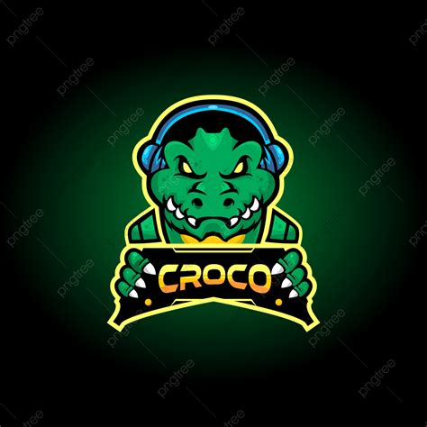 Esport Logo Vector Art PNG, Crocodile Esports Logo Design, Symbol ...