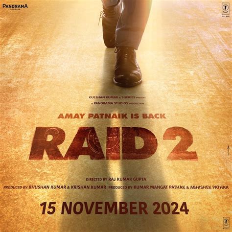 Ajay Devgn begins 'Raid 2' shooting. Film to release on November 15 ...