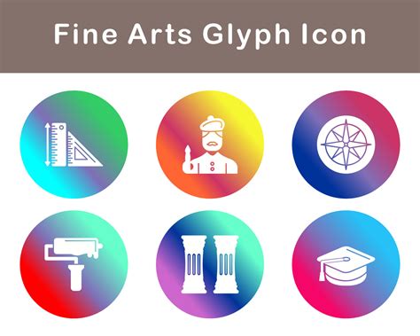 Fine Arts Vector Icon Set 21377401 Vector Art at Vecteezy