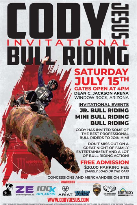 Cody Jesus Invitational Bull Riding takes on Window Rock, Arizona ...