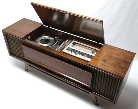 Mid Century Modern GE Vintage Stereo Console - Record... | Estante de ...