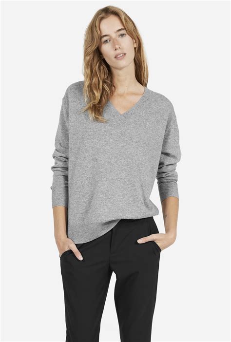 With long everlane v neck cashmere sweater women jacket juniors Burlington | Women's t shirts ...