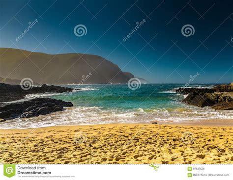 Beach at the Storms River Mouth at the Indian Ocean Stock Photo - Image of scenic, seascape ...