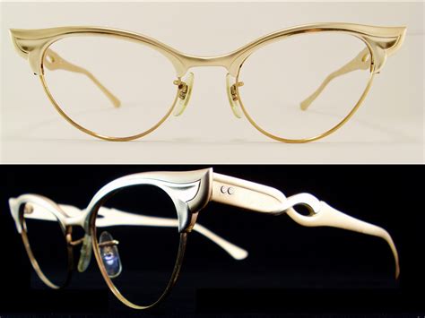 Vintage Eyeglasses Frames Eyewear Sunglasses 50S: VINTAGE SHURON CAT ...