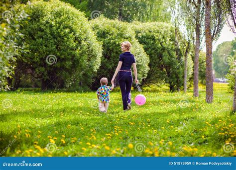 Mother and child in nature stock image. Image of life - 51873959