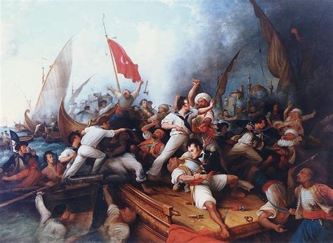 http://historyguy.com/Barbary_Wars.html "Decatur Boarding the ...