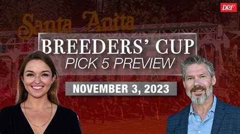 Breeders' Cup Friday Late Pick 5 Preview | November 3, 2023 - YouTube