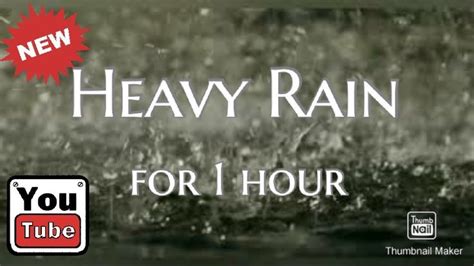 Heavy rain sounds for Meditation 2020 || Heavy rain sounds 1 hour ...