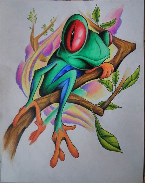 graffiti frog Pencil Drawings For Beginners, Pencil Art Drawings, Drawing Artwork, Animal ...