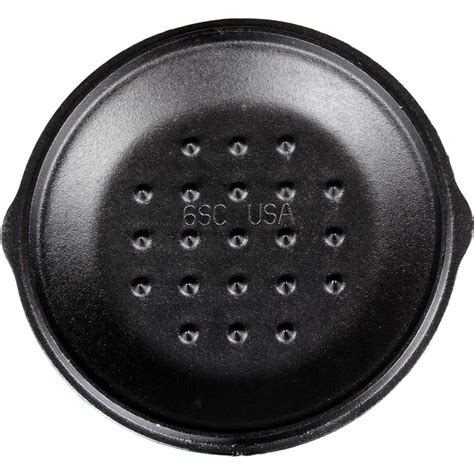 Lodge 9-Inch Seasoned Cast Iron Skillet Lid - L6SC3 : BBQGuys