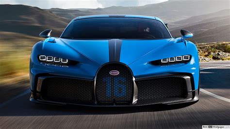 Blue Bugatti chiron front side view HD wallpaper | Pxfuel