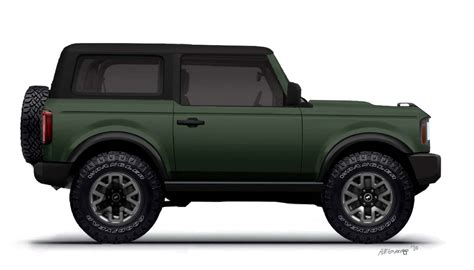 Bronco 2 Door preview renderings (with white top) | Page 4 | Bronco6G - 2021+ Ford Bronco ...