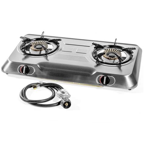 XtremepowerUS Stainless Steel Propane LPG Gas Stove Portable Fryer ...