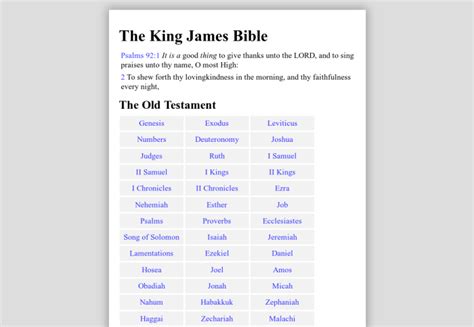 kingjames.bible - For All Things Bible