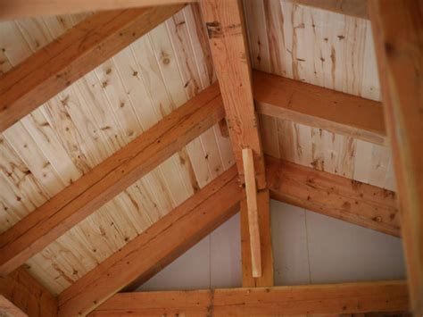 Tongue & Groove Ceiling Installation – Wind River Timberframes