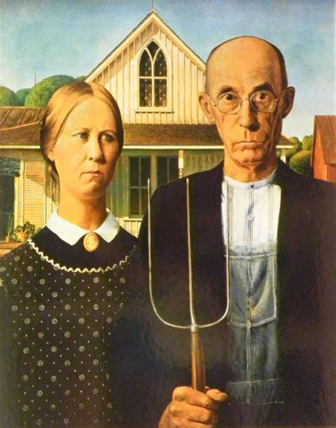 Grant Wood American Gothic 1930