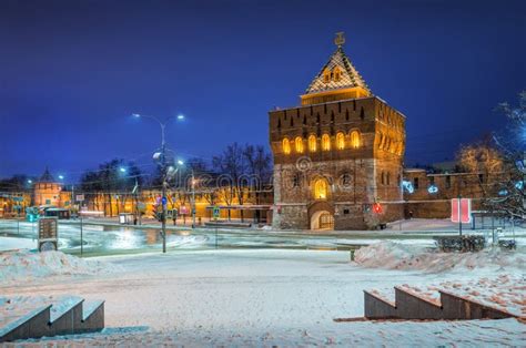 Dmitrievskaya Tower of Nizhny Novgorod Kremlin in Russia Stock Image - Image of kremlin, nizhny ...