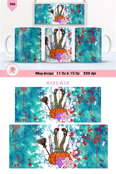 Halloween Mug Sublimation Design