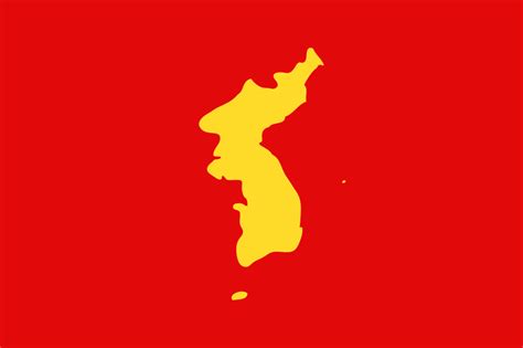 Alternative Flag Of Unified Korea (Communist) by jjwgomez10 on DeviantArt