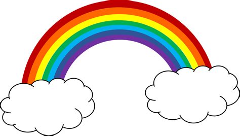 Rainbow sky cliparts free clipart club | Rainbow clipart, Free clip art ...