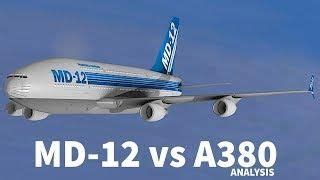 MD-12 vs A380 | What's the Difference? | Vintage airlines, Airplane, Military photos