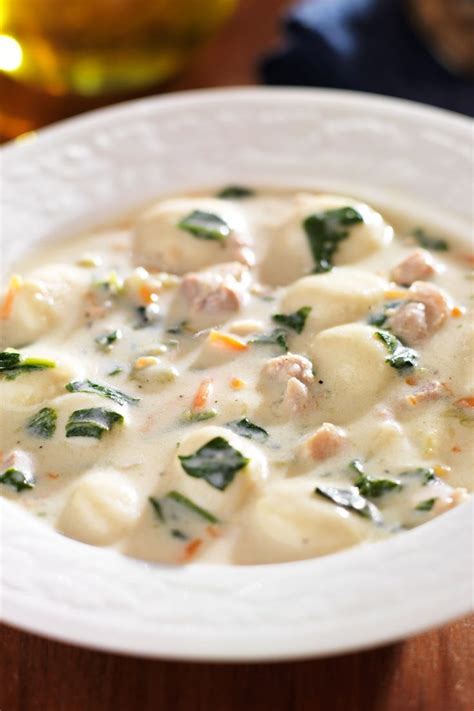 Copycat Olive Garden Chicken Gnocchi Soup – Free Recipe Network