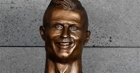 Soccer Player Cristiano Ronaldo Gets New Statue of Himself