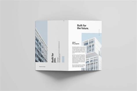 Free A4 Real Estate Bifold Brochure Template