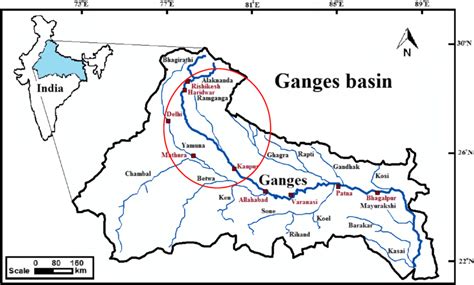 Ganges River Map