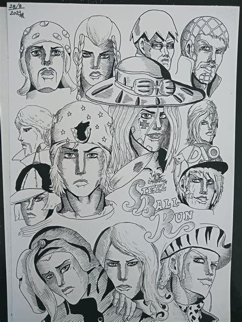 Steel Ball Run fanart ( art by me ) : r/StardustCrusaders