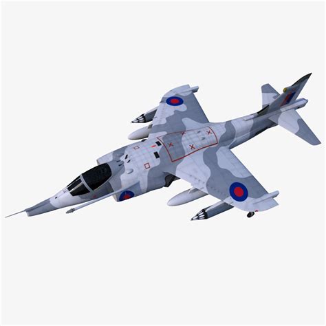 Harrier GR3 3D asset | CGTrader