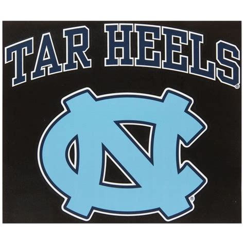 North Carolina Tar Heels 12" x 12" Arched Logo Decal | Tar heels, North carolina tar heels, Logos