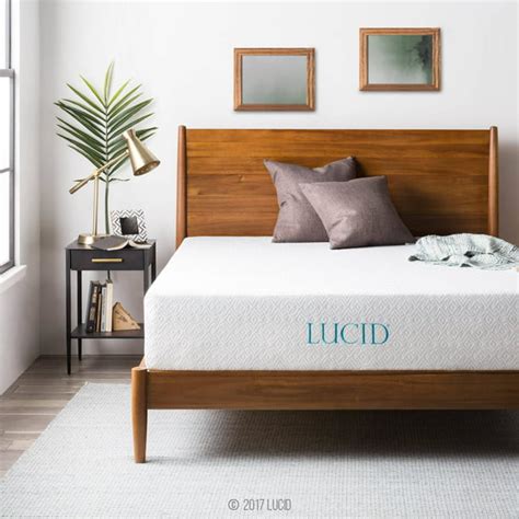 Lucid 12" Gel Memory Foam Mattress, Firm, Queen - Walmart.com - Walmart.com