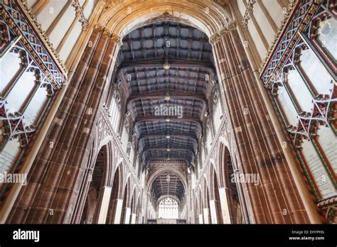 England, Manchester, city, Manchester Cathedral, Interior View Stock Photo - Alamy