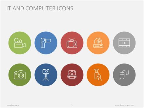 Information technology icons for PowerPoint presentations #presentationdesign #slidedes ...