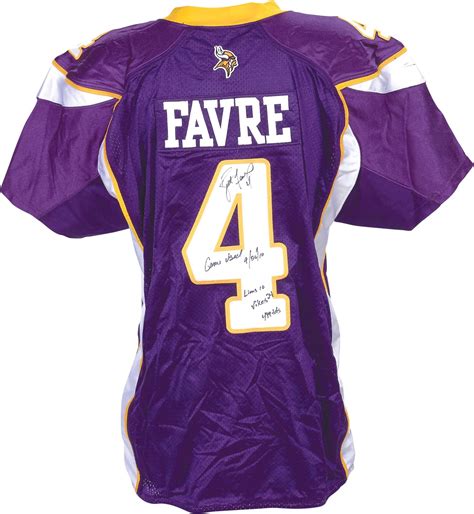 2010 Brett Favre Minnesota Vikings 499th Touchdown Game Worn Jersey (Photo-Matched, Favre LOA)