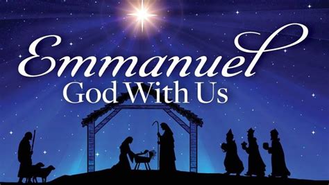 Emmanuel, God with Us