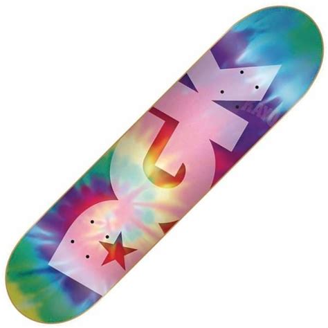 DGK Tie Dye Spiral Logo Skateboard Deck 8.06'' - Skateboard Decks from Native Skate Store UK