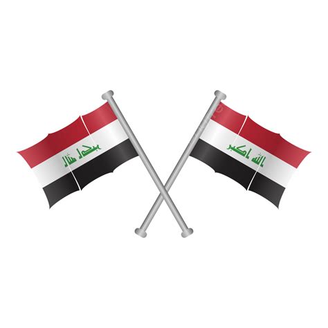 Iraq Flag Vector, Iraq, Flag, Iraq Flag Waving PNG and Vector with ...