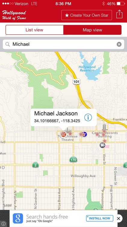 Hollywood Walk of Fame - Stars Map and Star Creator by Digital Media ...