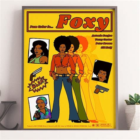 Foxy Brown Film Pam Grier Film Poster - Etsy