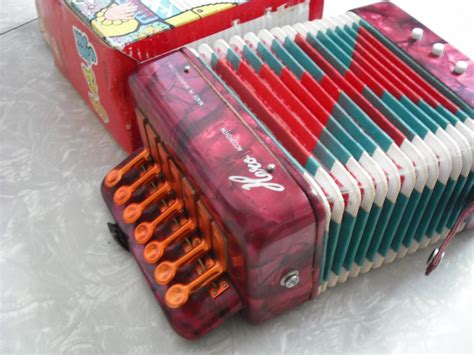 Vintage Toy Accordion Musical Instrument