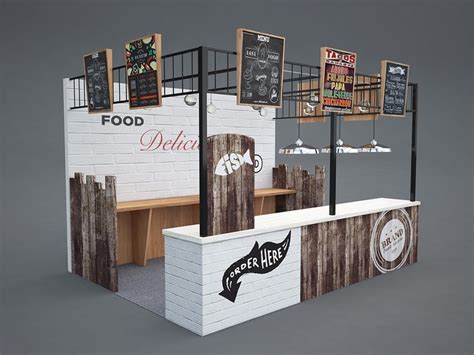 Food Festival Booth Design on Behance | Booth design, Food stand design, Festival booth