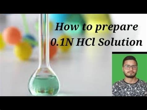 How to prepare 0.1N HCl Solution || Pharmagyan || Quality Control - YouTube