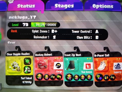 Finally got to s rank in one of the gamemodes : splatoon