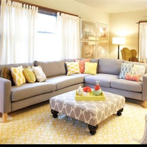 20+ Awesome Yellow and Gray Living Room Color Scheme Ideas | Grey and yellow living room, Yellow ...