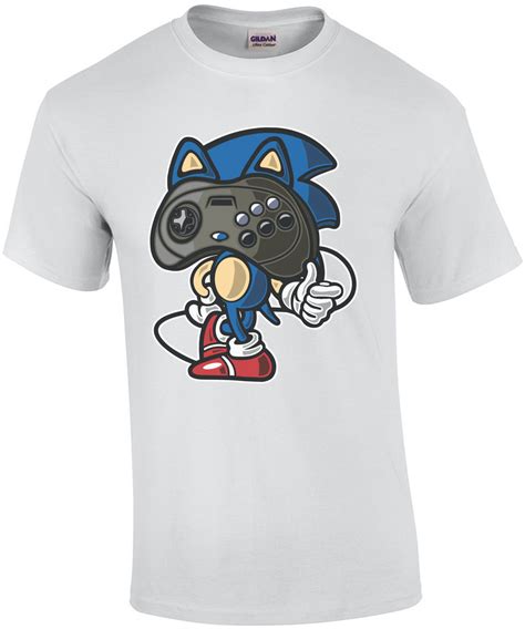 Sonic Sega Controller Head Vintage Gaming T-Shirt