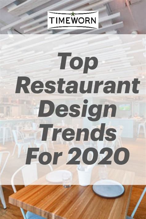 Top Restaurant Design Trends in 2020 | Restaurant design, Modern restaurant design, Restaurant ...