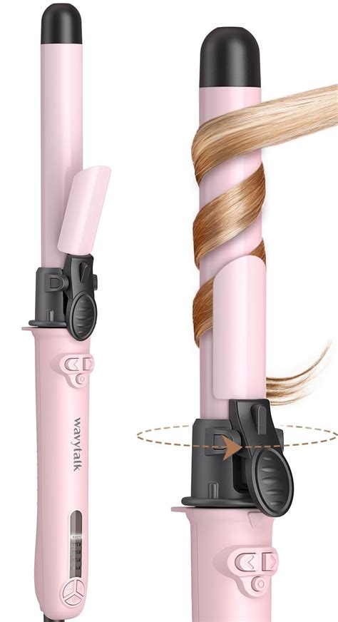 Wavytalk Rotating Curling Iron, 1 Inch Automatic Waver for Effortless ...