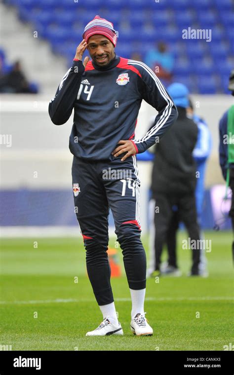 New York Red Bull forward THIERRY HENRY (14) prior to the match with ...